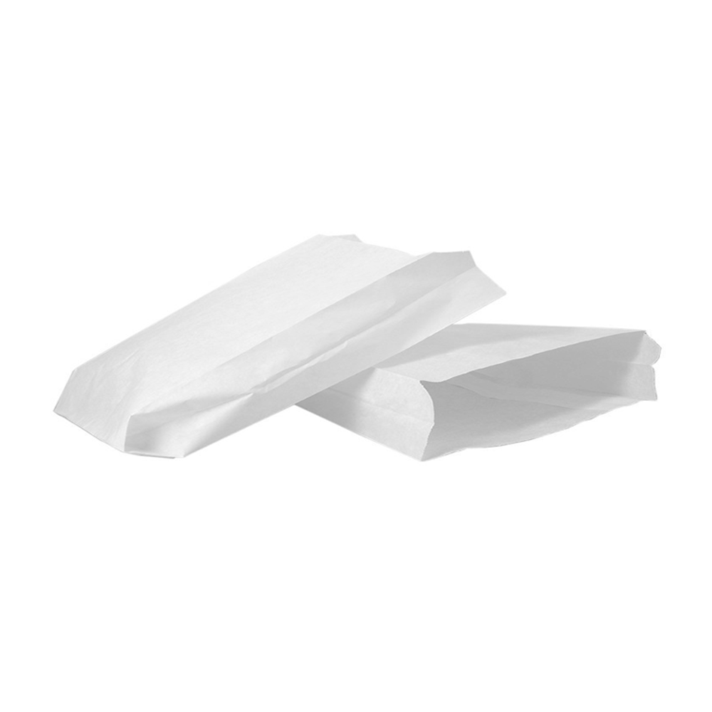 Bolsa de papel Antigraso | Plegada para papitas - 11 cm x 11 cm