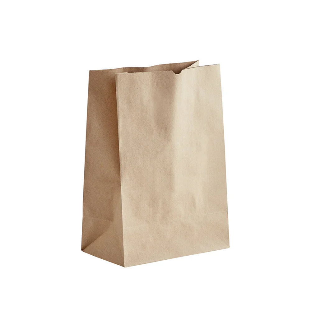 Bolsa ecológica de papel Kraft sin manija | 1/6 - 90 gr