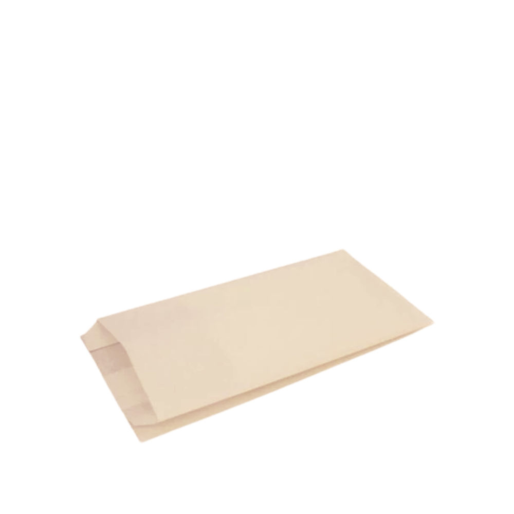 Bolsa de papel Antigraso | 2 Lb - plegada (Café)