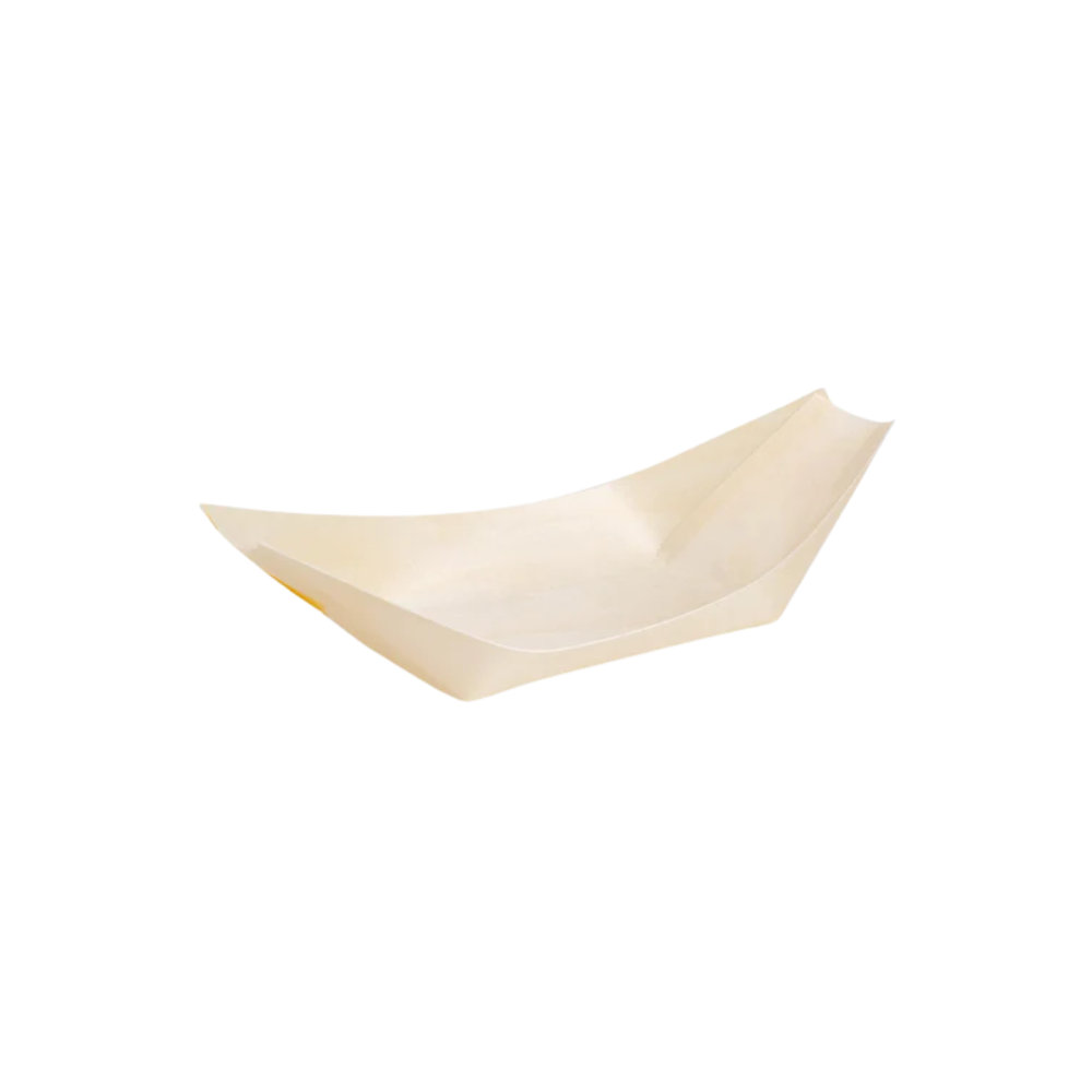 Plato Canoa de Bambú 12 cm | Paquete x 50 Uds