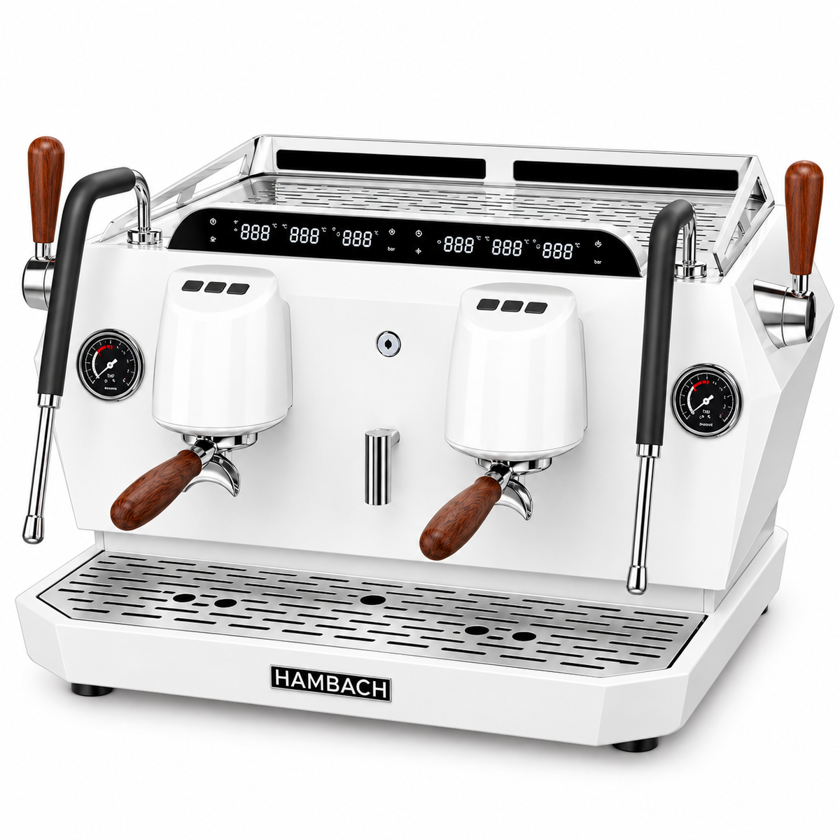 Máquina de Café Espresso Comercial 2 Grupos Hambach Cruiser