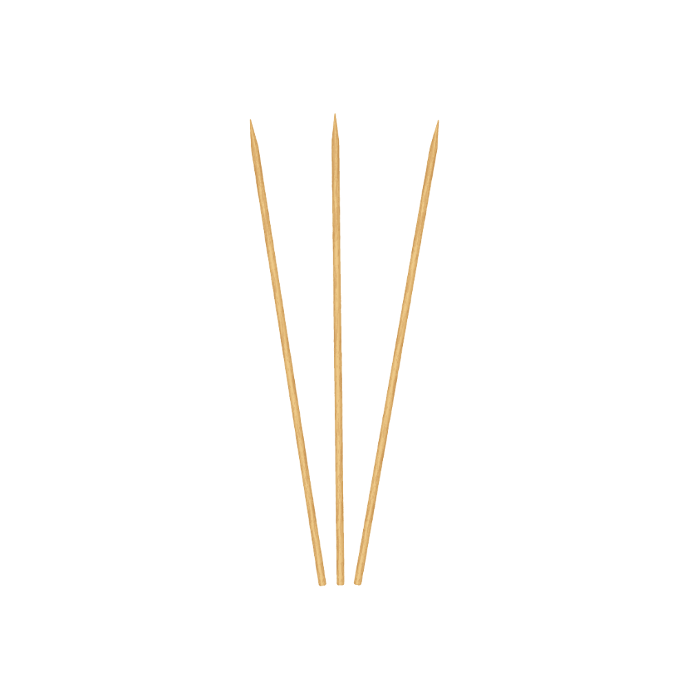 Pincho de madera para entradas | Brocheta - 15 cm