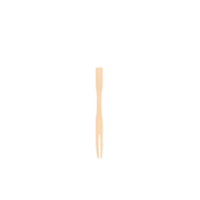 Pincho de madera para entradas | Tipo tenedor - 9 cm