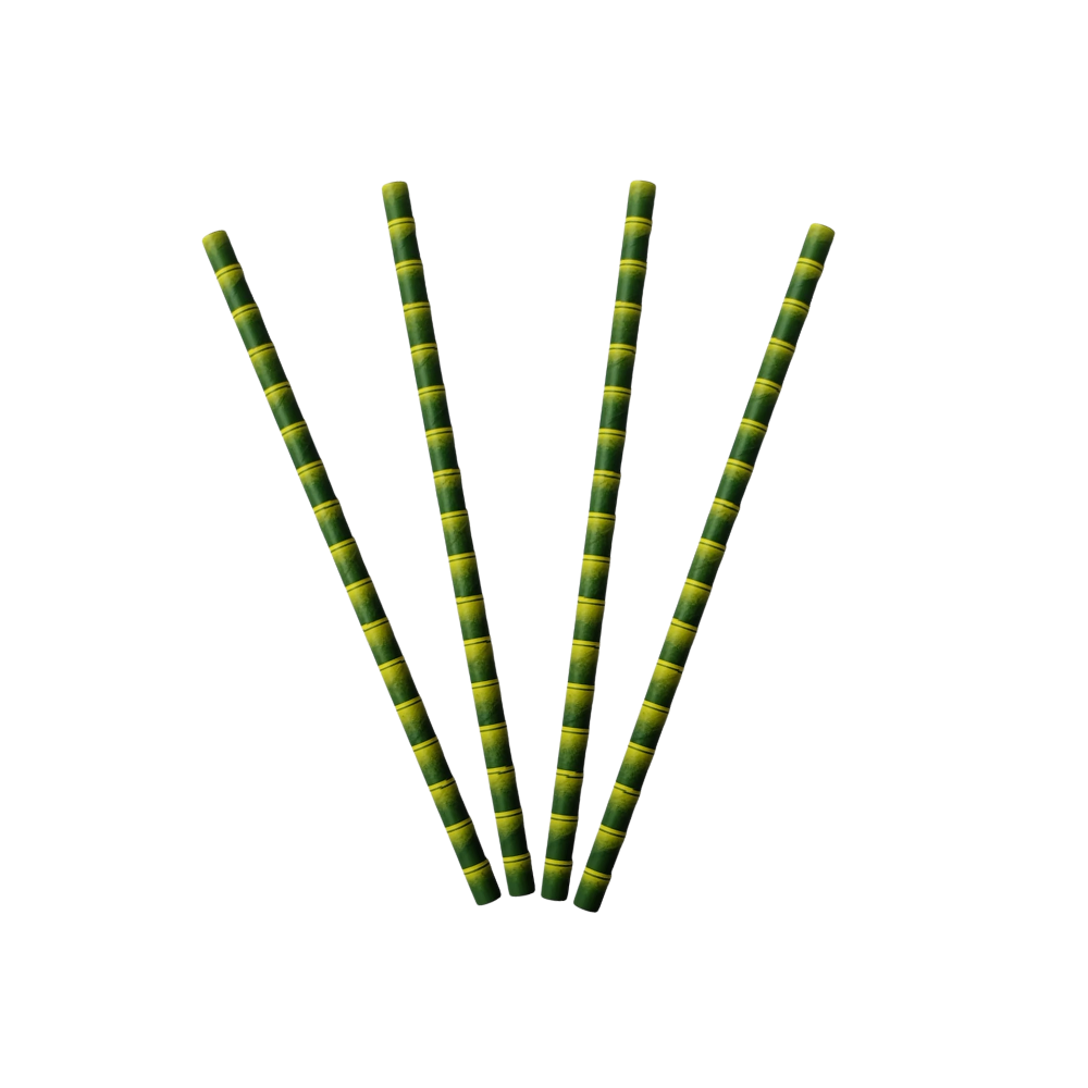 Pitillo de papel con envoltura | Bambú