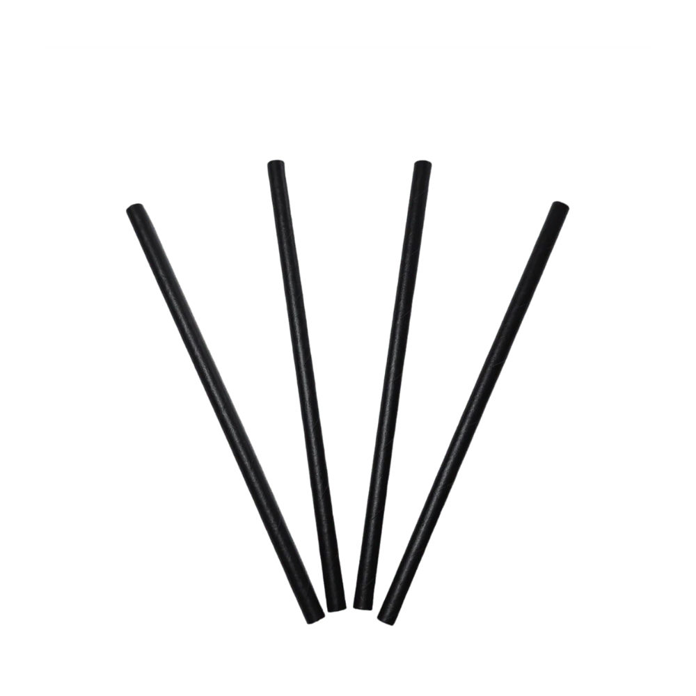 Pitillo de papel con envoltura | Negro