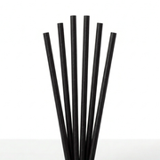 Pitillo de papel con envoltura | 100% Negro - Largo 25 cm