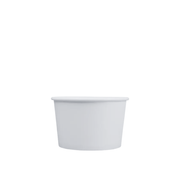 Tazón blanco de cartón ecológico | 4 oz - 118 ml