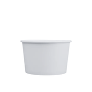Tazón blanco de cartón ecológico | 6 oz - 177 ml