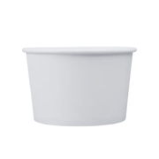 Tazón blanco de cartón ecológico | 16 oz