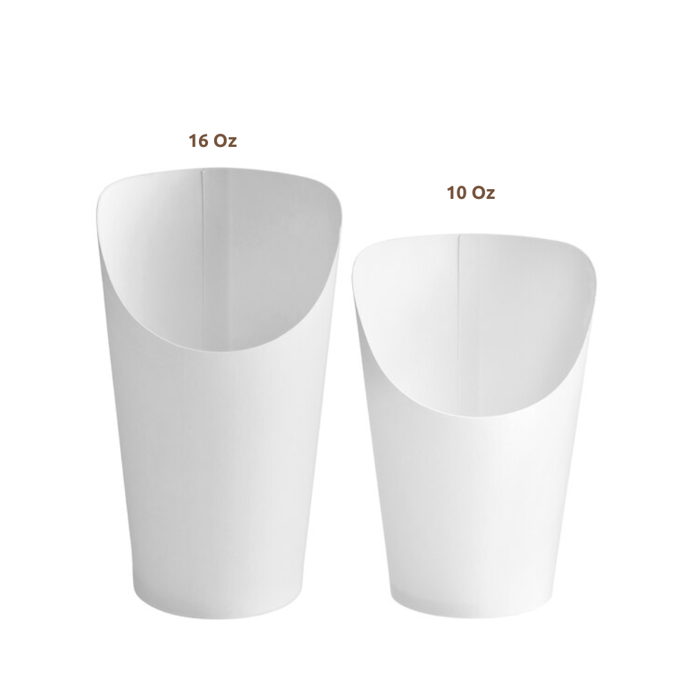 Vaso de cartón ecológico para Snacks o papero | 16 oz